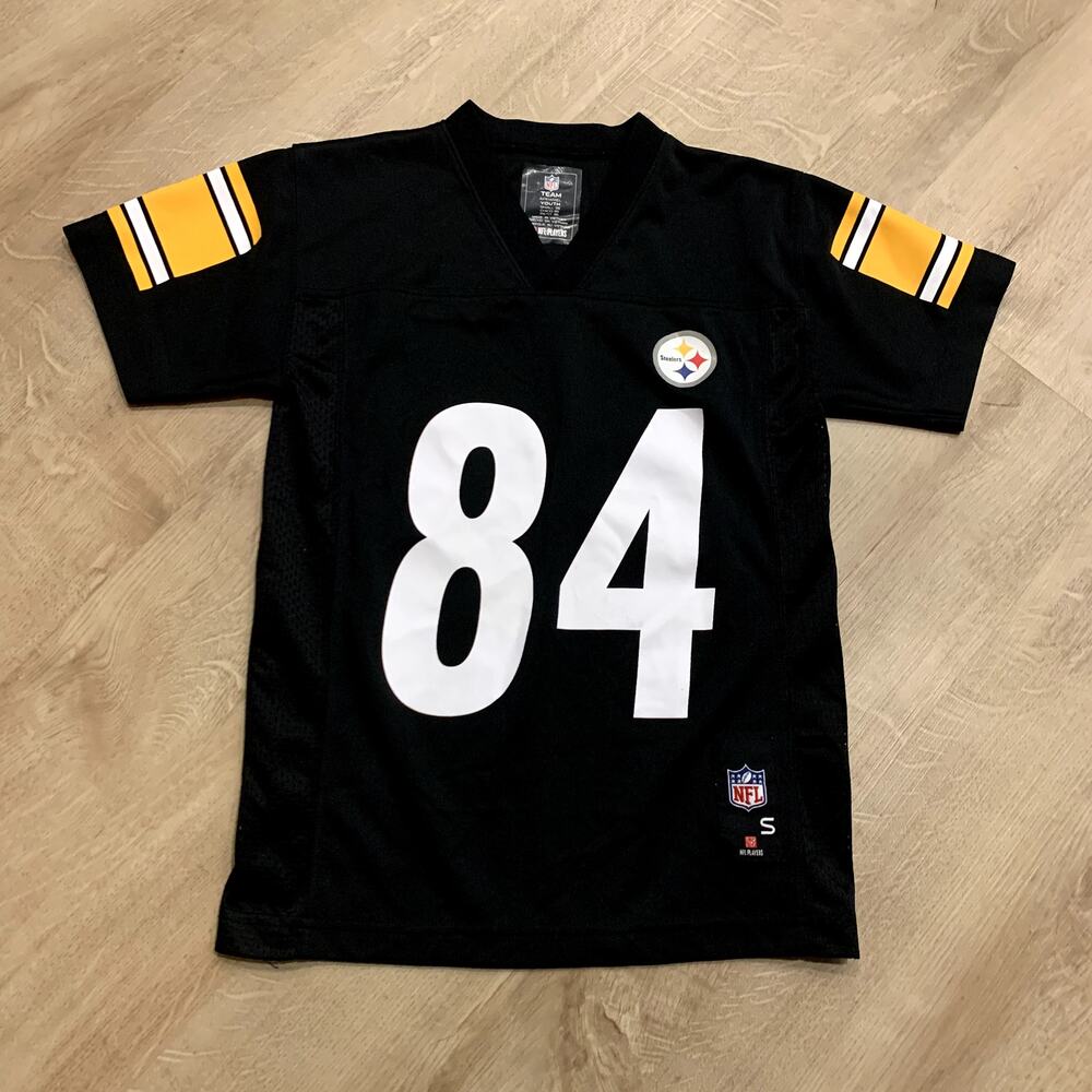 NFL Pittsburgh Steelers Antonio Brown #84 Jersey Youth Boys Small S (8) Black